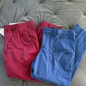Express Men's Dress pants in Red and Blue